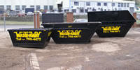 Skip bins are available in 3 sizes